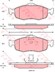 KLOCKI HAMULC. FORD MONDEO  93-00